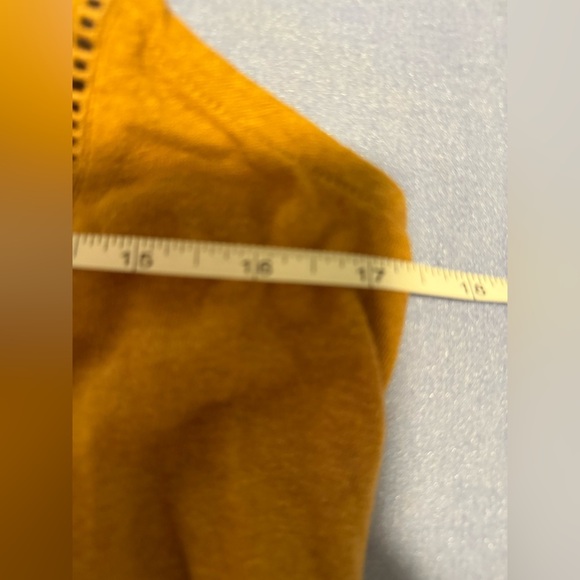 Anthropologie Mustard Tiered Tank Top - Picture 6 of 7